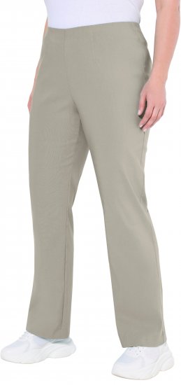 Ulla Popken Classic Stretch Bengaline Comfort Pants Brown - Blugi & Pantaloni pentru Femei Mărimi Mari – Plus Size - 