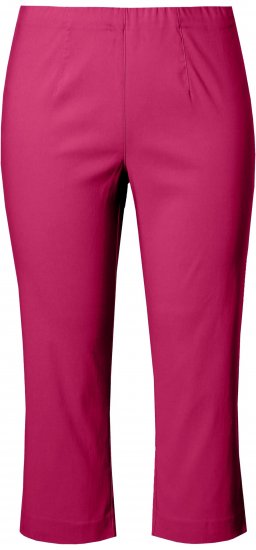 Ulla Popken Stretch Basic Bengaline Capri Pants Pale Lilac - Blugi & Pantaloni pentru Femei Mărimi Mari – Plus Size - 