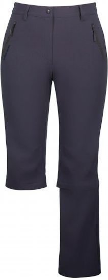 Ulla Popken Versatile Zip Off Leg Quick Dry Stretch Pants Graphite Grey - Blugi & Pantaloni pentru Femei Mărimi Mari – Plus Size - 