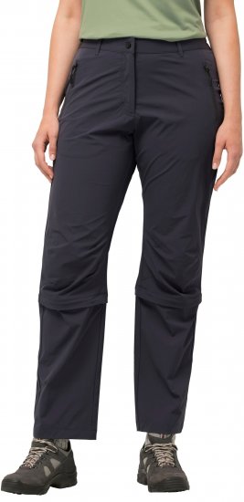 Ulla Popken Versatile Zip Off Leg Quick Dry Stretch Pants Graphite Grey - Blugi & Pantaloni pentru Femei Mărimi Mari – Plus Size - 