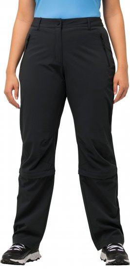Ulla Popken Versatile Zip Off Leg Quick Dry Stretch Pants Navy - Blugi & Pantaloni pentru Femei Mărimi Mari – Plus Size - 