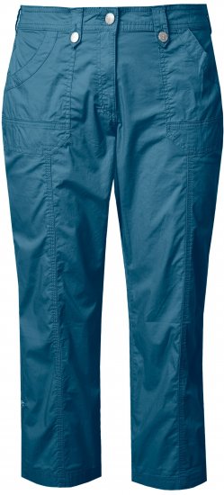 Ulla Popken Roll Tab Hem Stretch Cargo Pants Blue - Blugi & Pantaloni pentru Femei Mărimi Mari – Plus Size - 