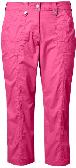 Ulla Popken Roll Tab Hem Stretch Cargo Pants Pink - Blugi & Pantaloni pentru Femei Mărimi Mari – Plus Size - 