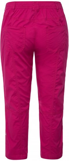 Ulla Popken Roll Tab Hem Stretch Cargo Pants Pink - Blugi & Pantaloni pentru Femei Mărimi Mari – Plus Size - 