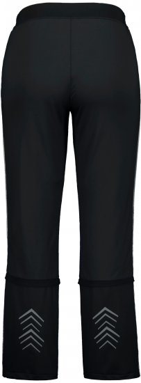 Ulla Popken Zip Off Reflective Detail Funtional Powerstretch Pants Black - Blugi & Pantaloni pentru Femei Mărimi Mari – Plus Size - 