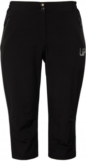 Ulla Popken Zip Off Reflective Detail Funtional Powerstretch Pants Black - Blugi & Pantaloni pentru Femei Mărimi Mari – Plus Size - 