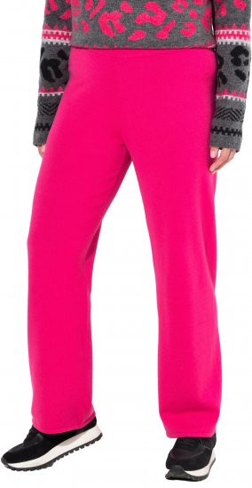 Ulla Popken Fine Sweater Knit Wide Leg Pants Red - Blugi & Pantaloni pentru Femei Mărimi Mari – Plus Size - 