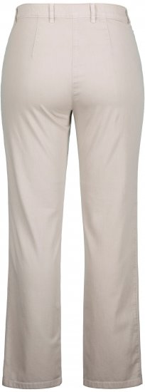 Ulla Popken Summer Pants Mony Beige - Blugi & Pantaloni pentru Femei Mărimi Mari – Plus Size - 