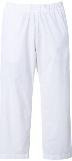 Ulla Popken Wide Leg Ruby Fit Stretch Chino Pants Snow White - Blugi & Pantaloni pentru Femei Mărimi Mari – Plus Size - 