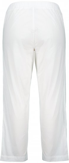 Ulla Popken Wide Leg Ruby Fit Stretch Chino Pants Snow White - Blugi & Pantaloni pentru Femei Mărimi Mari – Plus Size - 