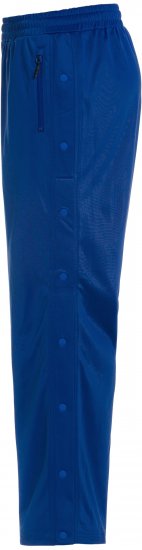 Ulla Popken Snap Placket Side Seam Wide Leg Recycled Polyester Knit Joggers Blue - Blugi & Pantaloni pentru Femei Mărimi Mari – Plus Size - 