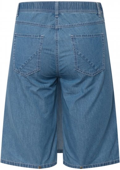 Ulla Popken Denim Wrap Look Skort Blue Denim - Blugi & Pantaloni pentru Femei Mărimi Mari – Plus Size - 