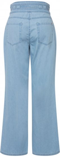 Ulla Popken Soft Denim Wide Leg Jeans Blue Denim - Blugi & Pantaloni pentru Femei Mărimi Mari – Plus Size - 