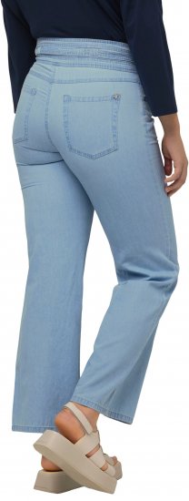 Ulla Popken Soft Denim Wide Leg Jeans Blue Denim - Blugi & Pantaloni pentru Femei Mărimi Mari – Plus Size - 