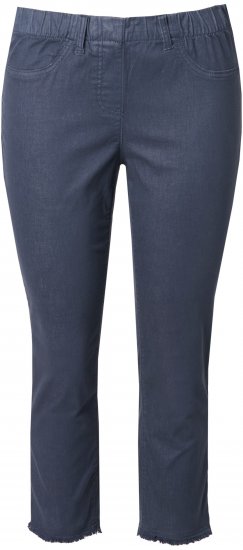 Ulla Popken Stretch Blend Bengaline Pants Navy - Blugi & Pantaloni pentru Femei Mărimi Mari – Plus Size - 