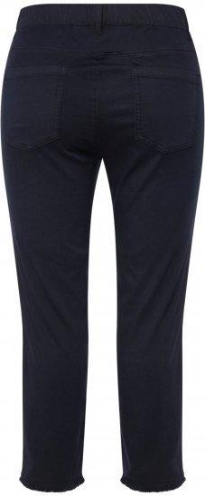 Ulla Popken Stretch Blend Bengaline Pants Navy - Blugi & Pantaloni pentru Femei Mărimi Mari – Plus Size - 