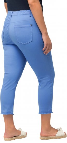 Ulla Popken Stretch Blend Bengaline Pants Blue - Blugi & Pantaloni pentru Femei Mărimi Mari – Plus Size - 
