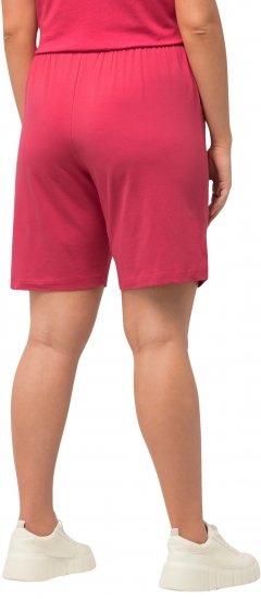 Ulla Popken Stretch Knit Bermuda Shorts Red - Blugi & Pantaloni pentru Femei Mărimi Mari – Plus Size - 