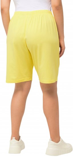 Ulla Popken Stretch Knit Bermuda Shorts Orange - Blugi & Pantaloni pentru Femei Mărimi Mari – Plus Size - 