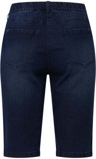 Ulla Popken Basic Denim Mandy Bermuda Shorts Blue Denim - Blugi & Pantaloni pentru Femei Mărimi Mari – Plus Size - 
