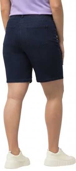 Ulla Popken Basic Denim Mandy Bermuda Shorts Blue Denim - Blugi & Pantaloni pentru Femei Mărimi Mari – Plus Size - 