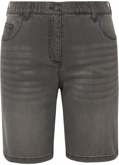 Ulla Popken Basic Denim Mandy Bermuda Shorts Denim Blue - Blugi & Pantaloni pentru Femei Mărimi Mari – Plus Size - 