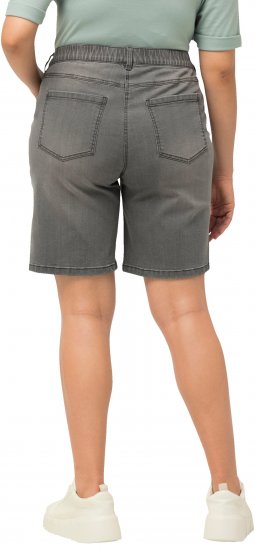 Ulla Popken Basic Denim Mandy Bermuda Shorts Denim Blue - Blugi & Pantaloni pentru Femei Mărimi Mari – Plus Size - 