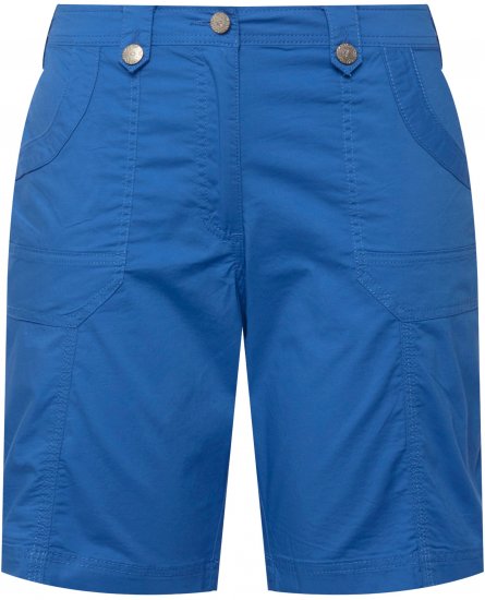 Ulla Popken Cargo Bermuda Shorts Royal Blue - Blugi & Pantaloni pentru Femei Mărimi Mari – Plus Size - 