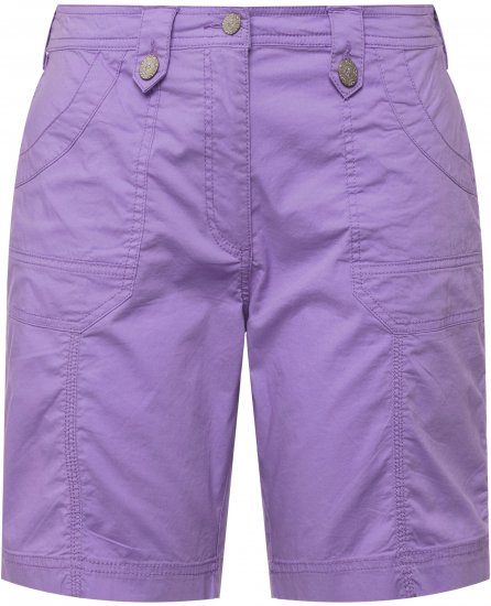 Ulla Popken Cargo Bermuda Shorts Pale Lilac - Blugi & Pantaloni pentru Femei Mărimi Mari – Plus Size - 