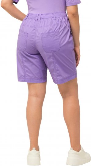 Ulla Popken Cargo Bermuda Shorts Pale Lilac - Blugi & Pantaloni pentru Femei Mărimi Mari – Plus Size - 