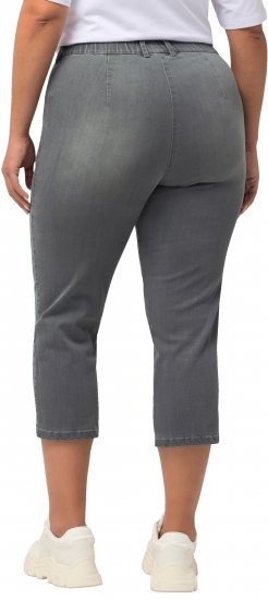 Ulla Popken Cropped Stretch Blend Mony Jeans Denim Blue - Blugi & Pantaloni pentru Femei Mărimi Mari – Plus Size - 