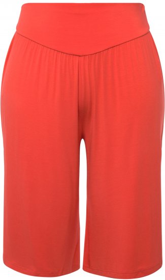 Ulla Popken Wide Leg Flared Bermuda Shorts - Blugi & Pantaloni pentru Femei Mărimi Mari – Plus Size - 