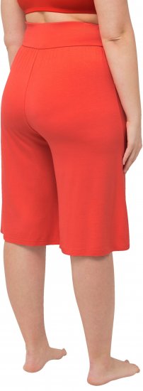 Ulla Popken Wide Leg Flared Bermuda Shorts - Blugi & Pantaloni pentru Femei Mărimi Mari – Plus Size - 