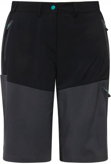 Ulla Popken Water Repellent Nordic Walking Shorts Black - Blugi & Pantaloni pentru Femei Mărimi Mari – Plus Size - 