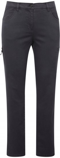 Ulla Popken Stretch Fit 6 Pocket Cargo Pants Black - Blugi & Pantaloni pentru Femei Mărimi Mari – Plus Size - 