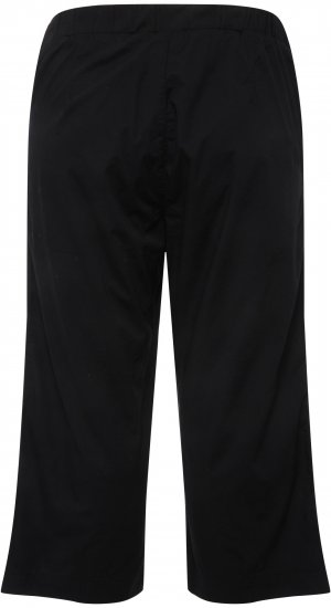 Ulla Popken Cropped Ruby Fit Pants Black - Blugi & Pantaloni pentru Femei Mărimi Mari – Plus Size - 