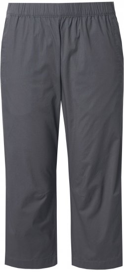 Ulla Popken Cropped Ruby Fit Pants Graphite Grey - Blugi & Pantaloni pentru Femei Mărimi Mari – Plus Size - 