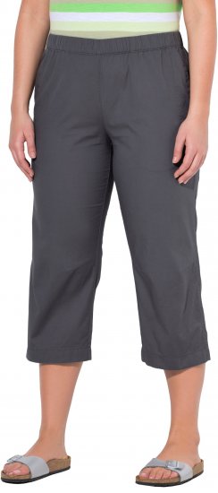 Ulla Popken Cropped Ruby Fit Pants Graphite Grey - Blugi & Pantaloni pentru Femei Mărimi Mari – Plus Size - 