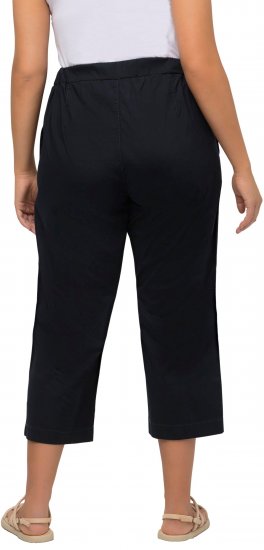Ulla Popken Cropped Ruby Fit Pants Navy - Blugi & Pantaloni pentru Femei Mărimi Mari – Plus Size - 