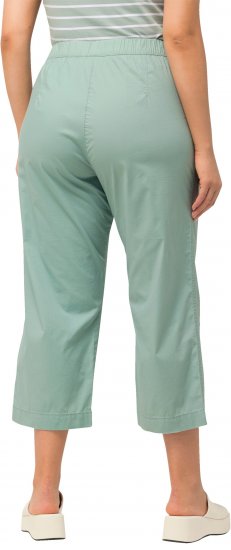 Ulla Popken Cropped Ruby Fit Pants Moss Green - Blugi & Pantaloni pentru Femei Mărimi Mari – Plus Size - 