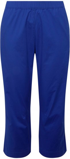 Ulla Popken Cropped Ruby Fit Pants Blue - Blugi & Pantaloni pentru Femei Mărimi Mari – Plus Size - 