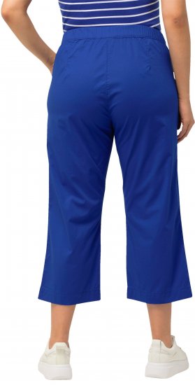 Ulla Popken Cropped Ruby Fit Pants Blue - Blugi & Pantaloni pentru Femei Mărimi Mari – Plus Size - 