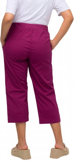 Ulla Popken Cropped Ruby Fit Pants Magnolia Red - Blugi & Pantaloni pentru Femei Mărimi Mari – Plus Size - 