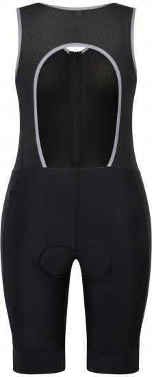 Ulla Popken Padded Cycling Zip Front Bodysuit Black - Blugi & Pantaloni pentru Femei Mărimi Mari – Plus Size - 