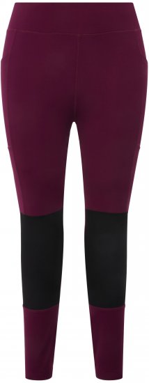 Ulla Popken High Waisted Hiking Leggings Purple - Blugi & Pantaloni pentru Femei Mărimi Mari – Plus Size - 