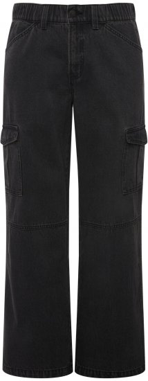 Ulla Popken Mandy Cargo Jeans Black - Blugi & Pantaloni pentru Femei Mărimi Mari – Plus Size - 