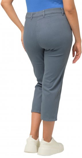 Ulla Popken Cropped Stretch Fit Mony Pants Light Sapphire - Blugi & Pantaloni pentru Femei Mărimi Mari – Plus Size - 