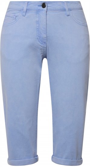 Ulla Popken Capri Boyfriend Jeans Blue - Blugi & Pantaloni pentru Femei Mărimi Mari – Plus Size - 