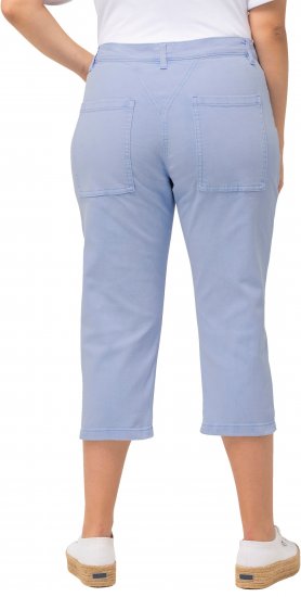 Ulla Popken Capri Boyfriend Jeans Blue - Blugi & Pantaloni pentru Femei Mărimi Mari – Plus Size - 