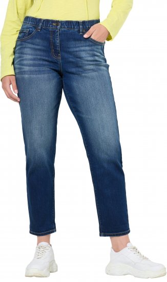 Ulla Popken Boyfriend Jeans Blue Denim - Blugi & Pantaloni pentru Femei Mărimi Mari – Plus Size - 